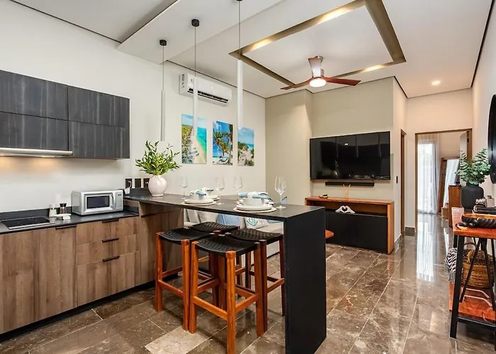 Luxury Steps From Rooftop Ocean Views Private Jacuzzi Cenotes & Ruins Apartment