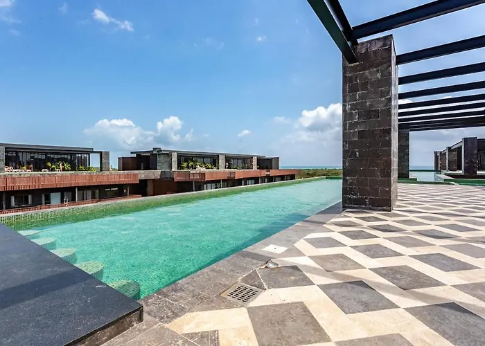 Apartment Luxury Steps From Rooftop Ocean Views Private Jacuzzi Cenotes & Ruins Tulum
